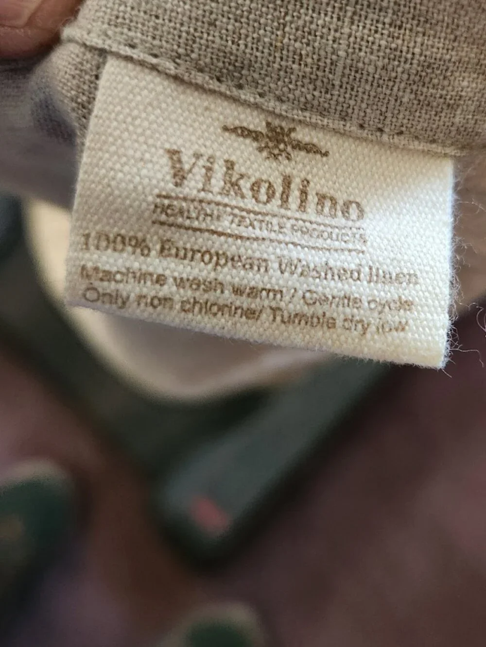 Vikolino Linen Cross Back Pinafore Apron